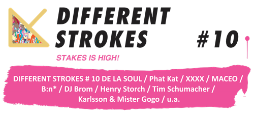 Different Strokes #10 - Stakes is High (Flyer)